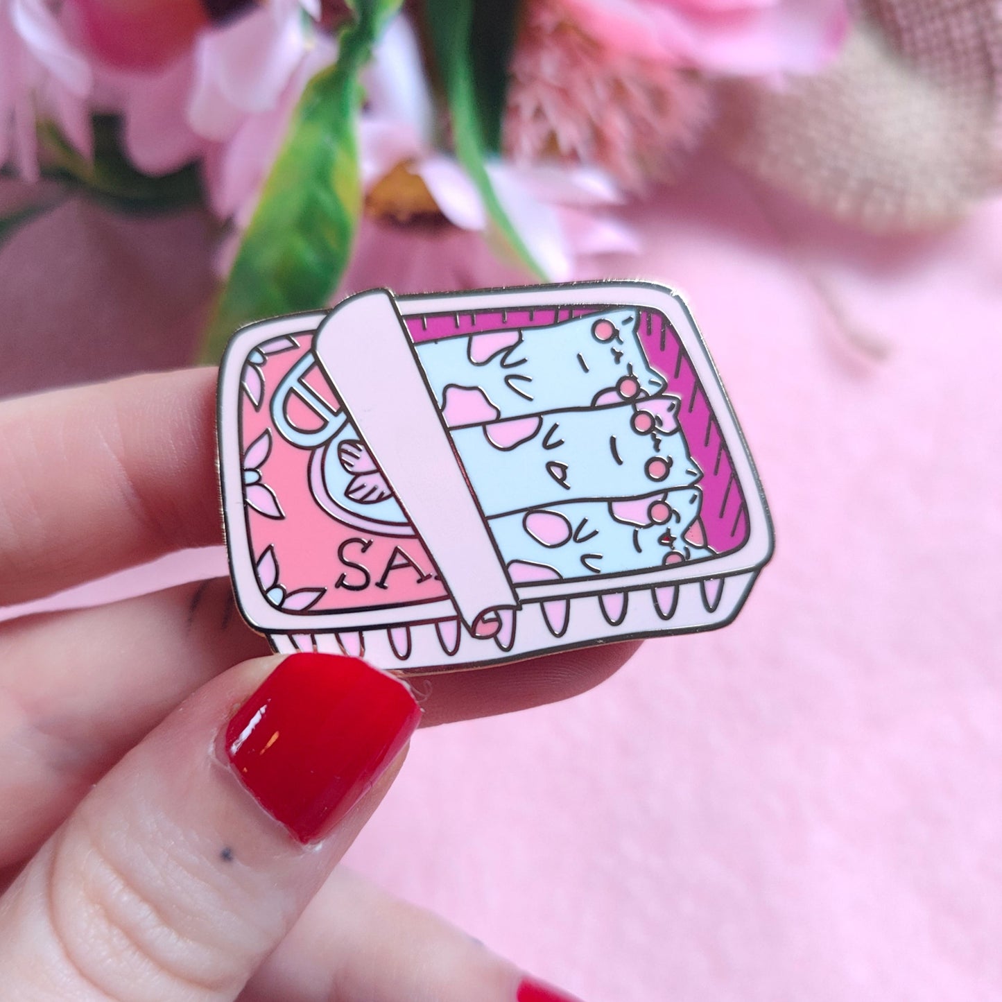 Sardine Kitties Hard Enamel Pin