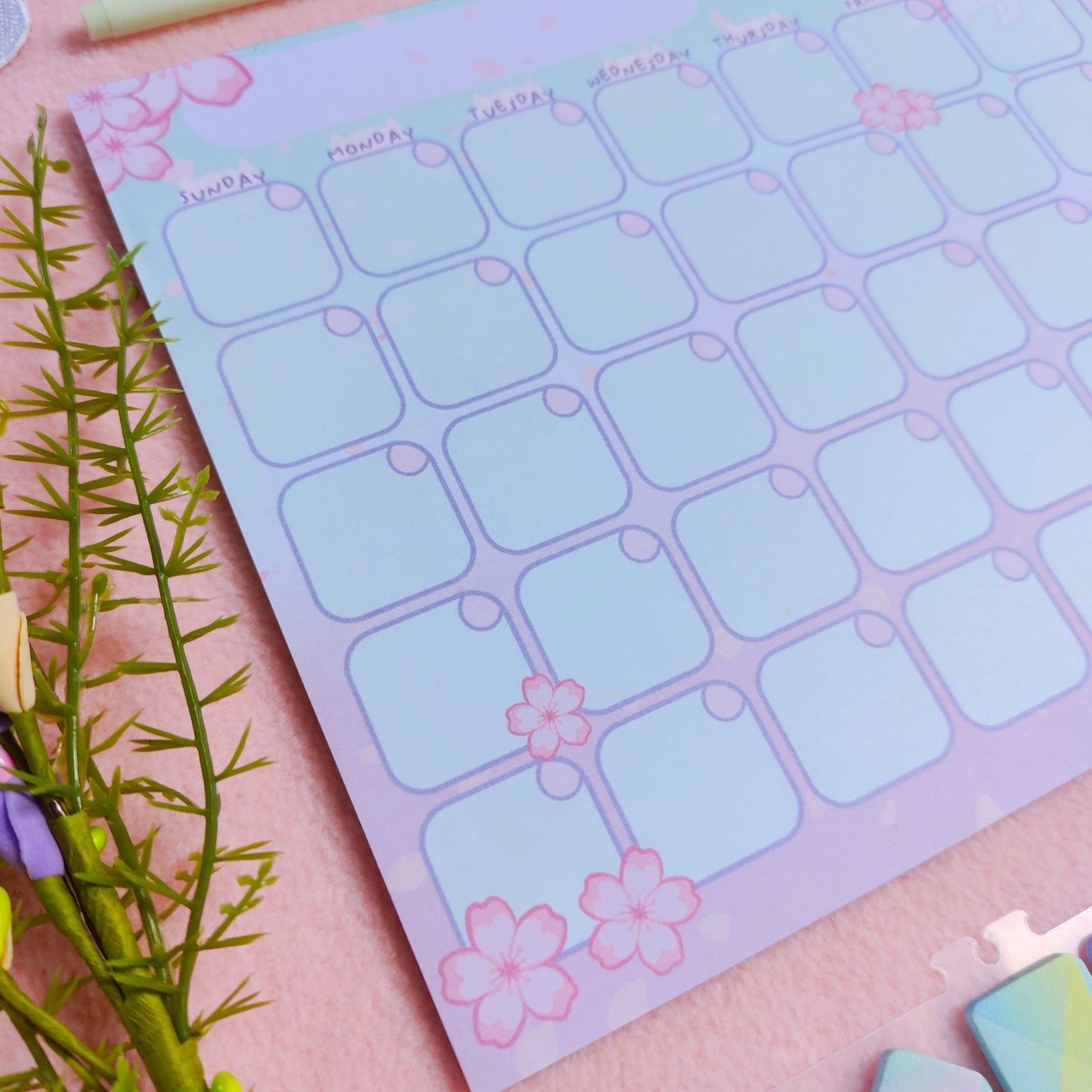 Sakura Monthly Planner