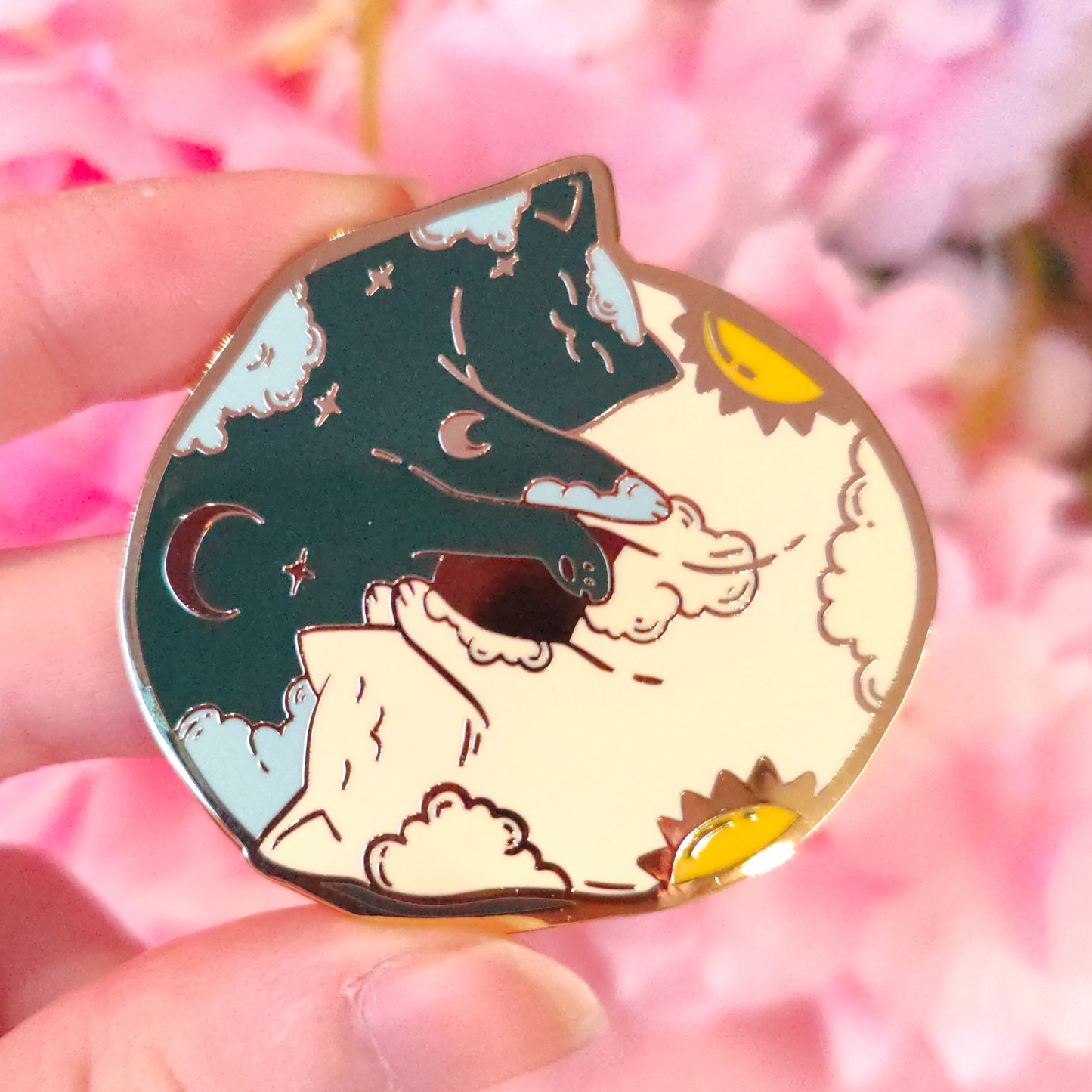 Celestial Kitties Hard Enamel Pin