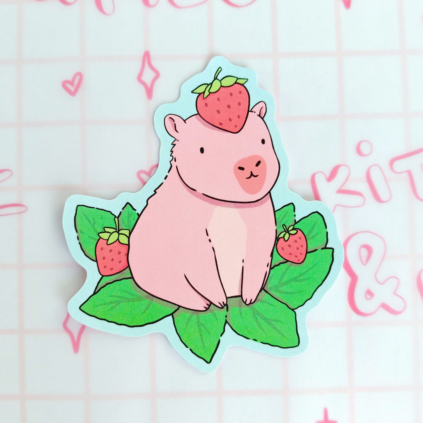 Capyberry Vinyl Sticker