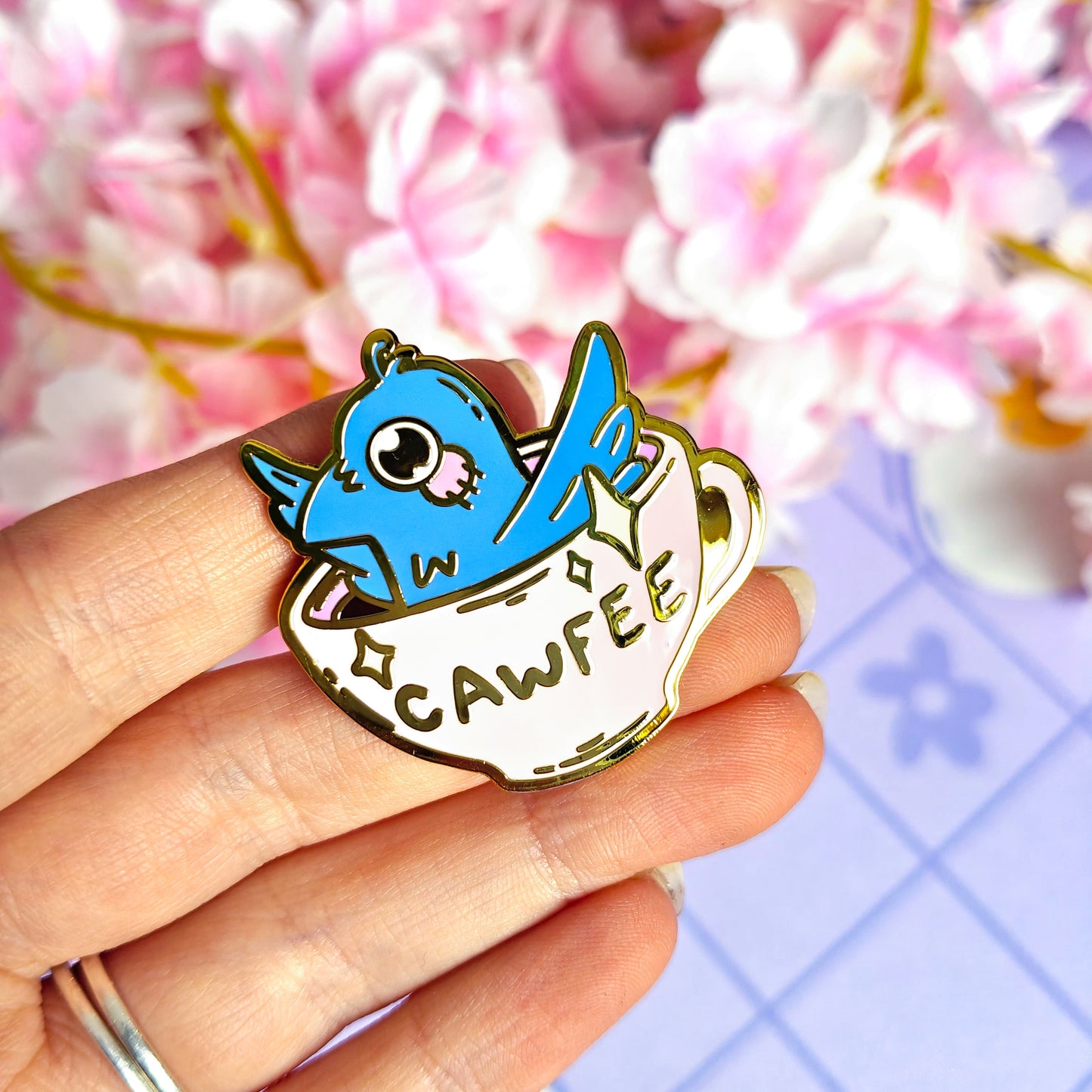 Cawfee Hard Enamel Pin
