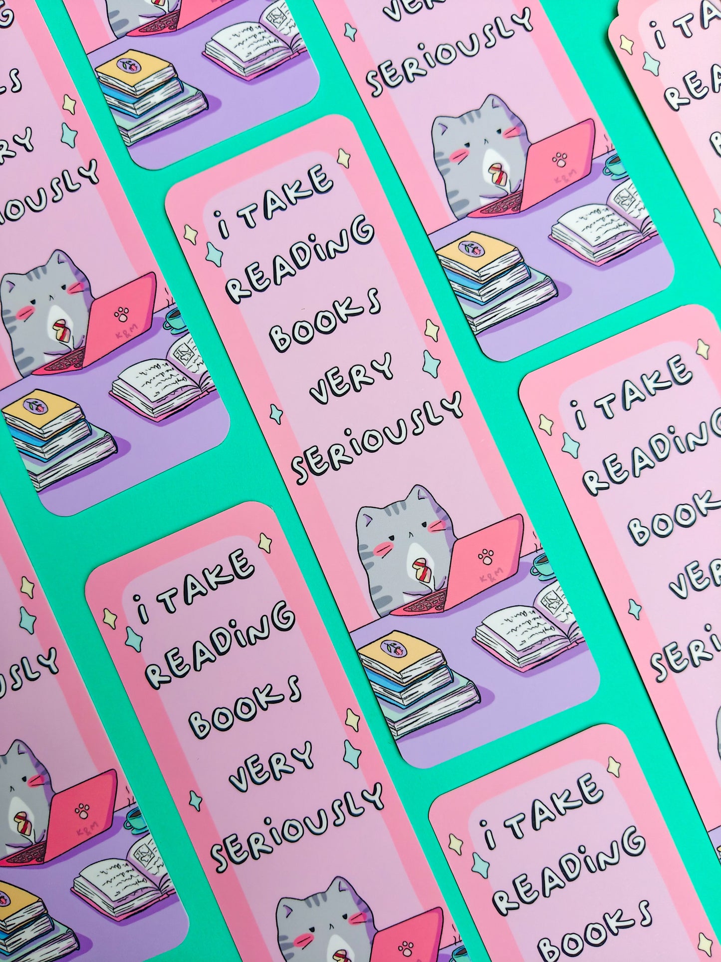 Serious Kitty Bookmark