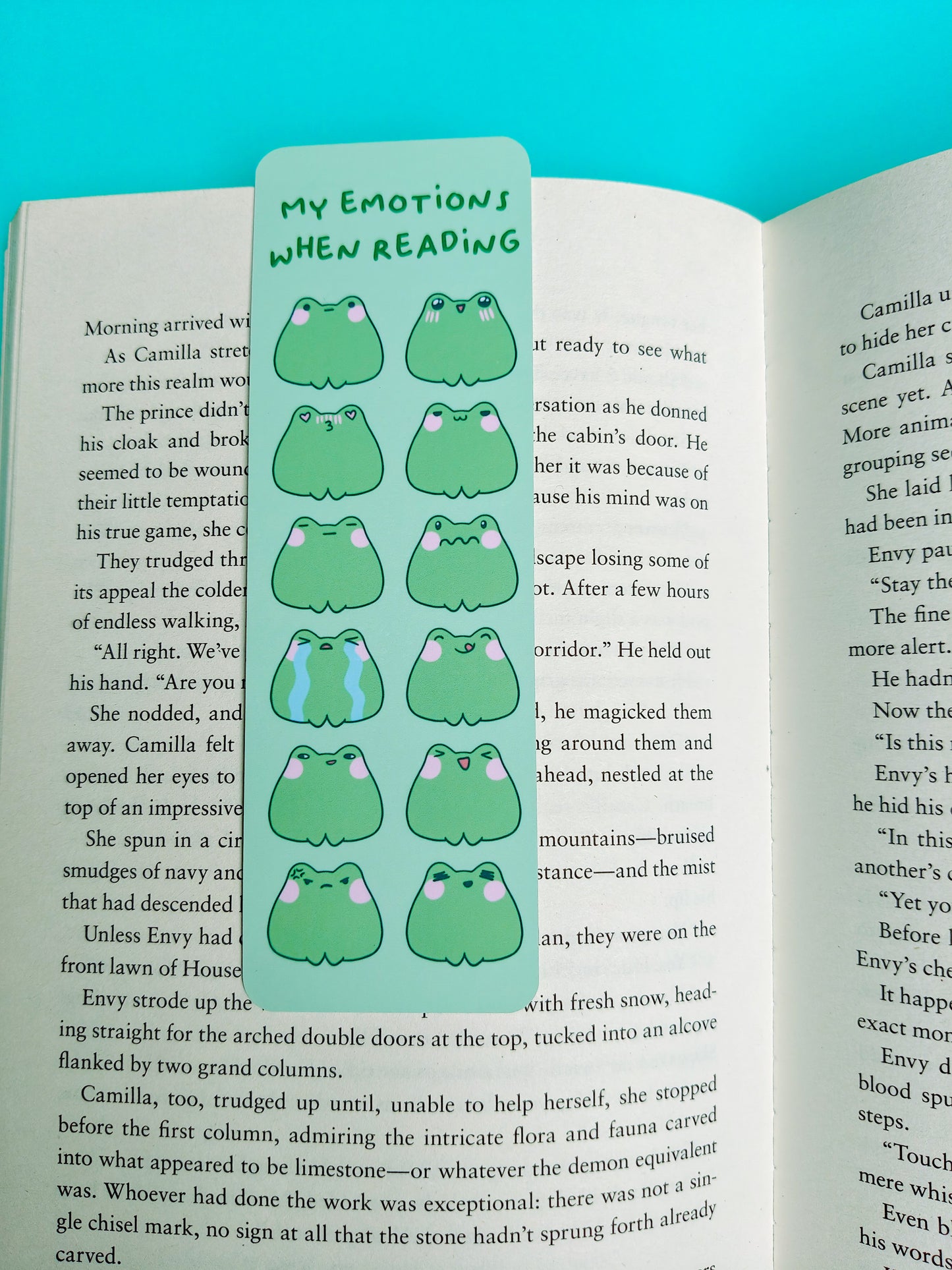 Frog Emote Bookmark