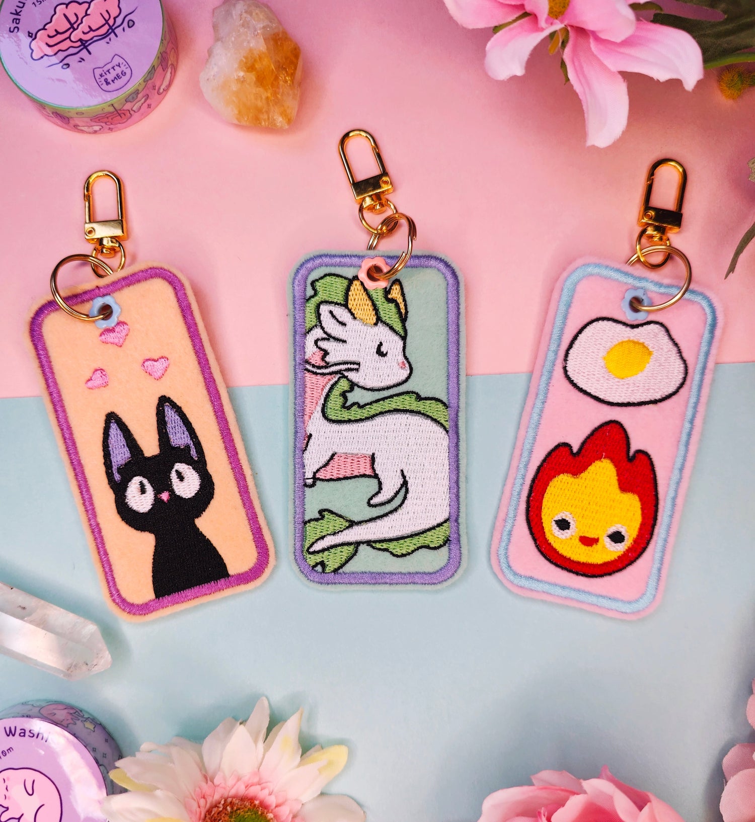 Embroidered Keychains