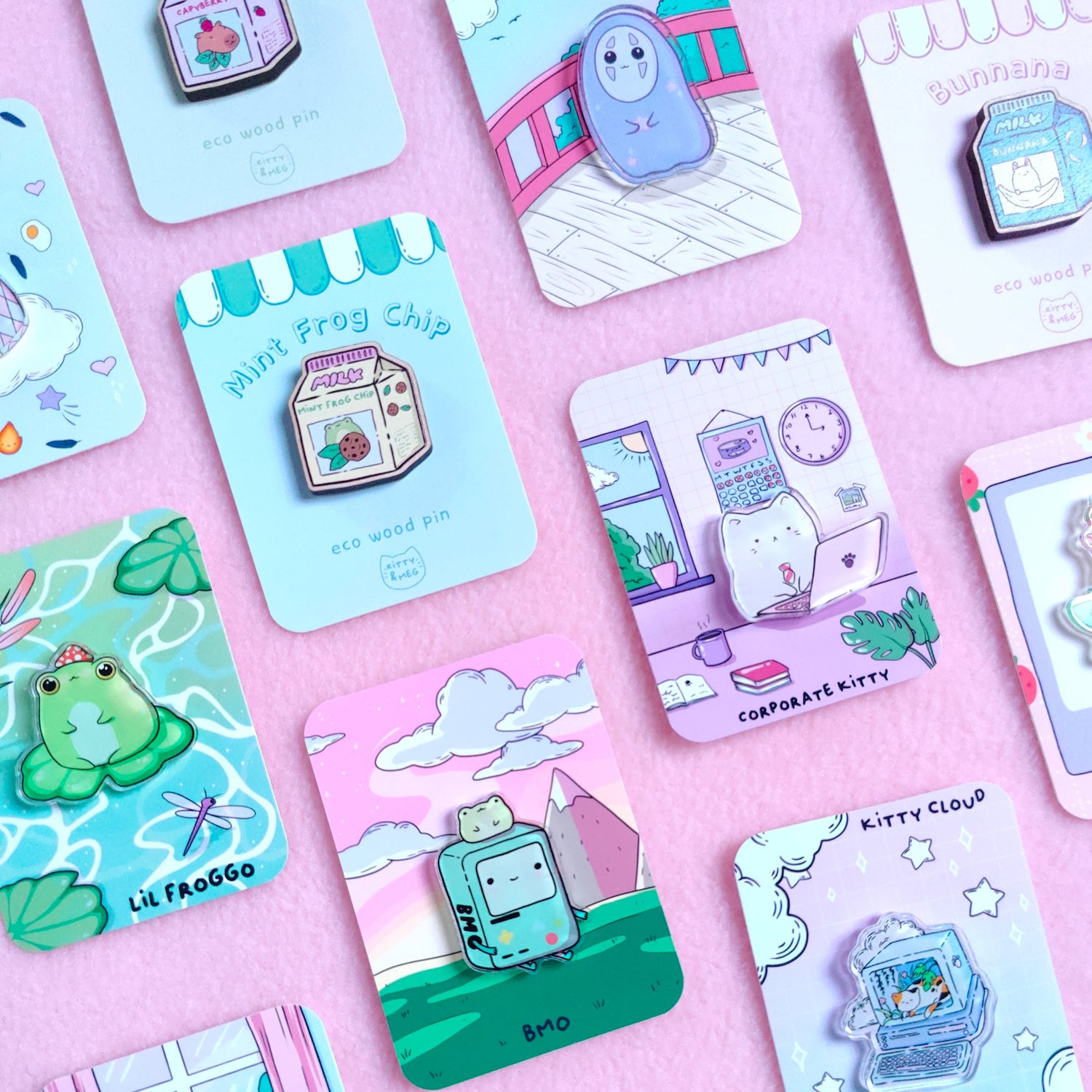 kawaii acrylic pins eu, ita bag pins ireland, kawaii shop ireland