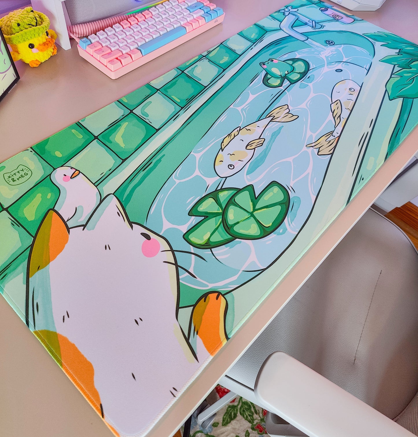 Don't Be so Koi XL Deskmat 90 x 40cm