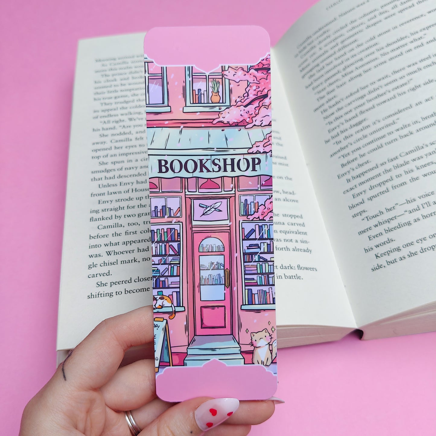 Sakura Bookshop Bookmark