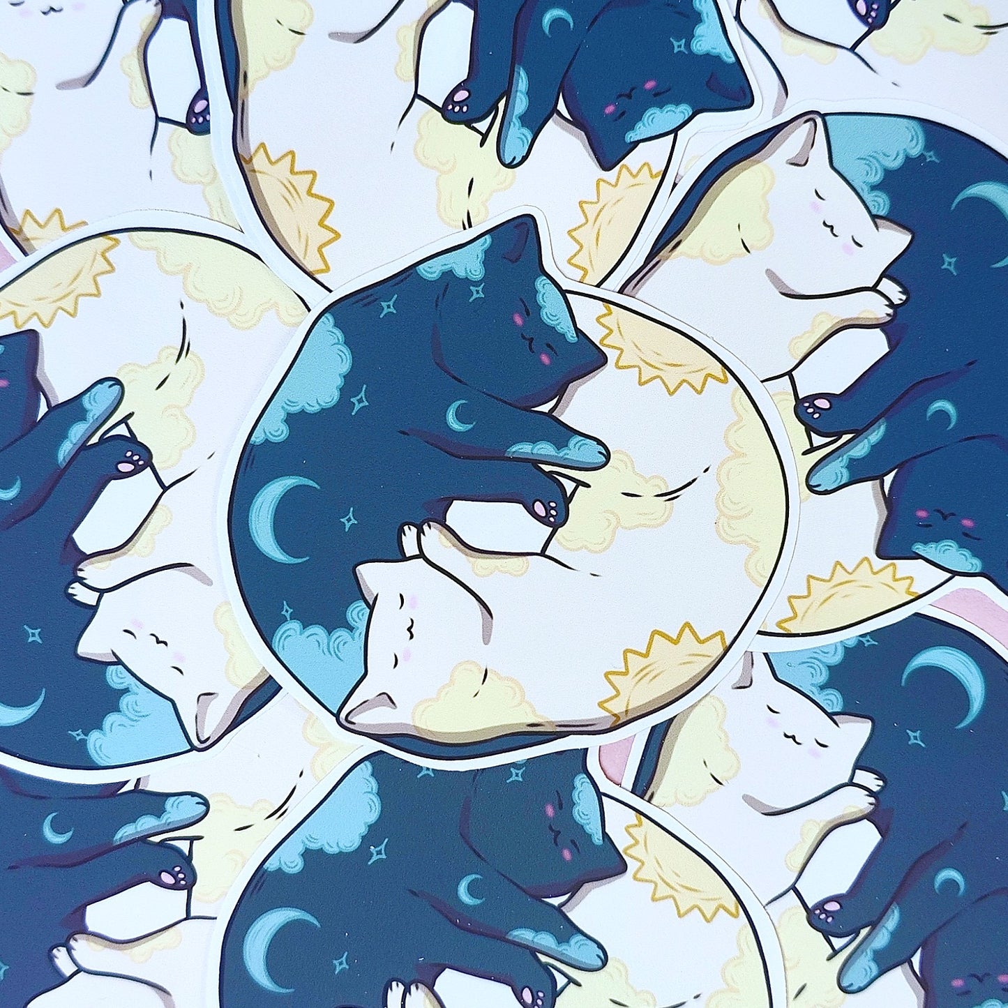 Celestial Cats Vinyl sticker