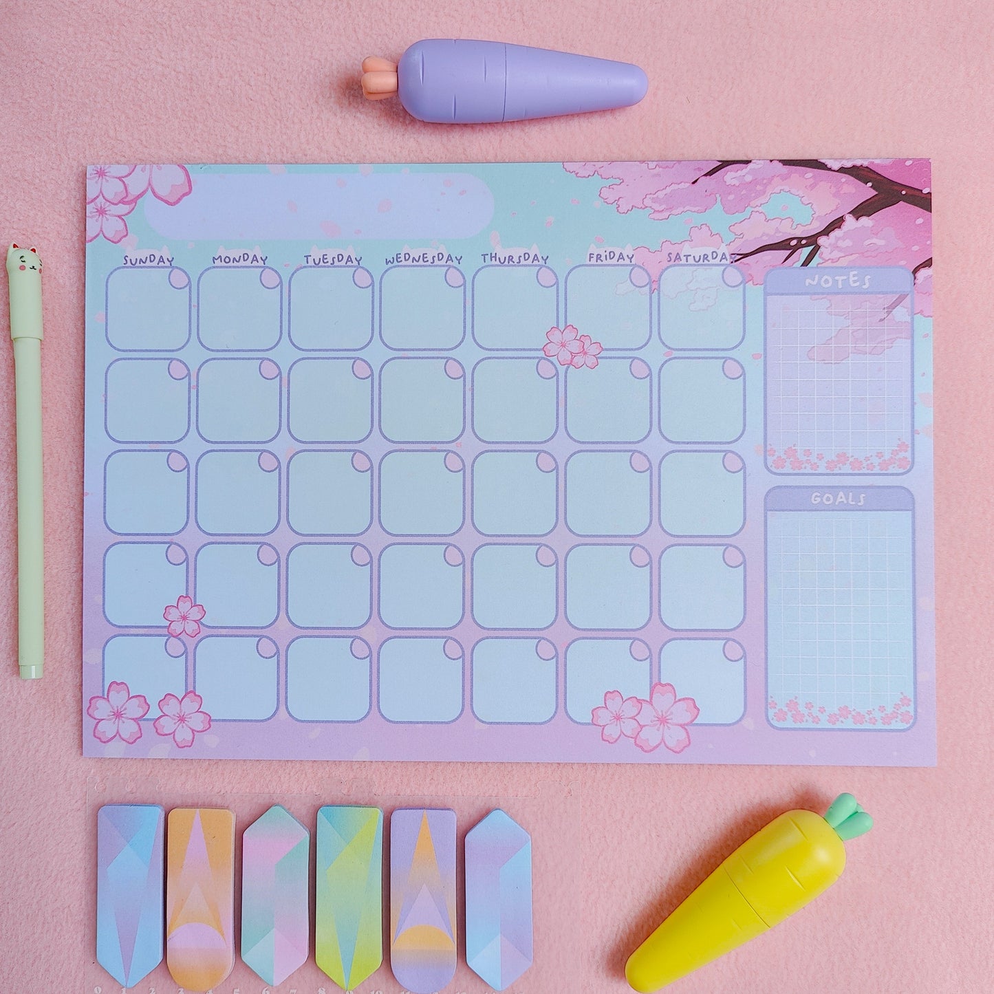 Sakura Monthly Planner