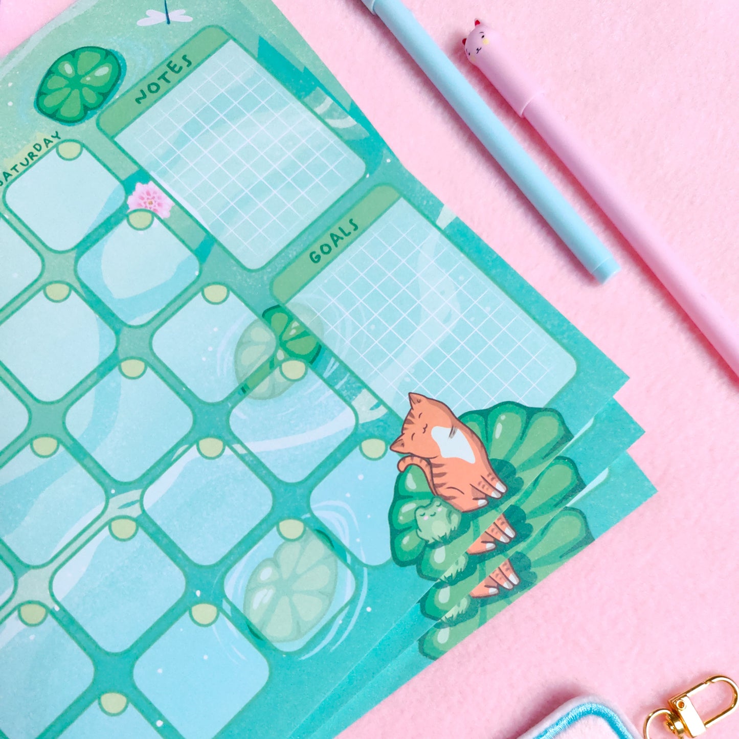 Froggo & Kitty Monthy Planner