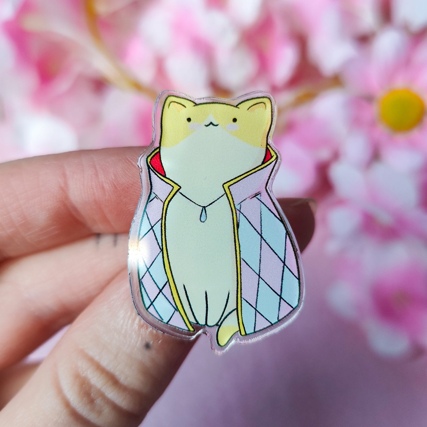 Meowl Pendragon Acrylic Pin