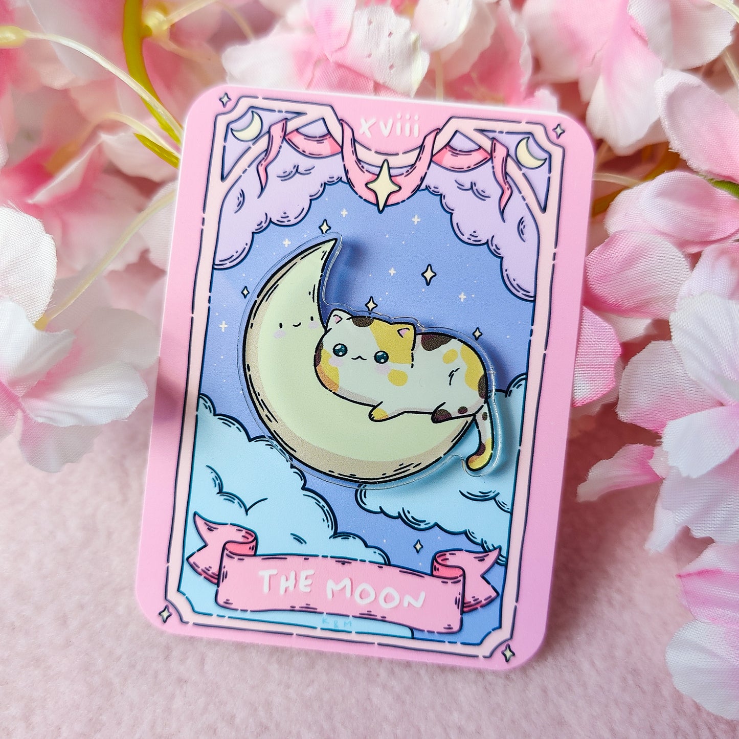 The Moon Acrylic Pin