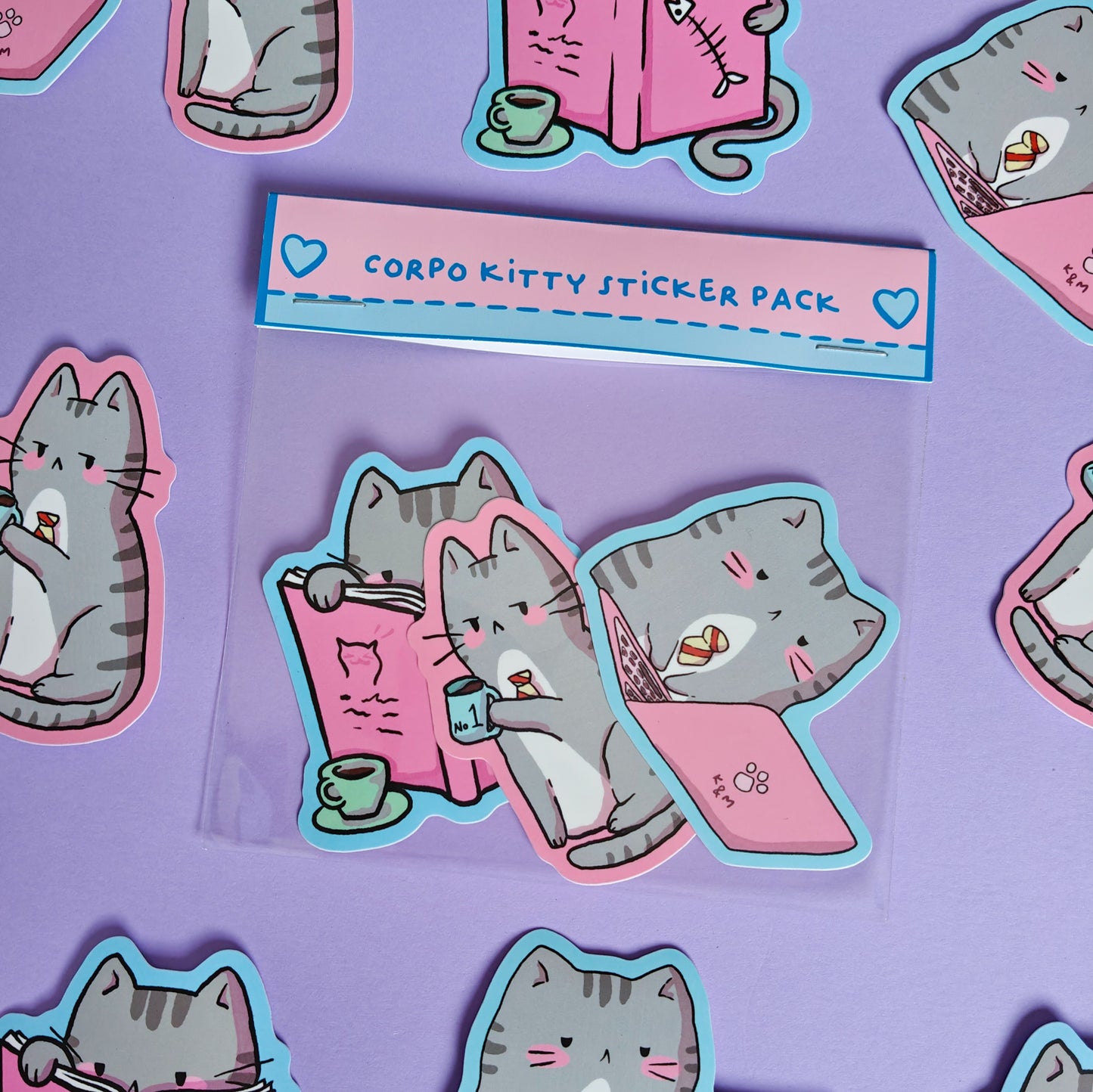 Corpo Kitty Vinyl Sticker Pack