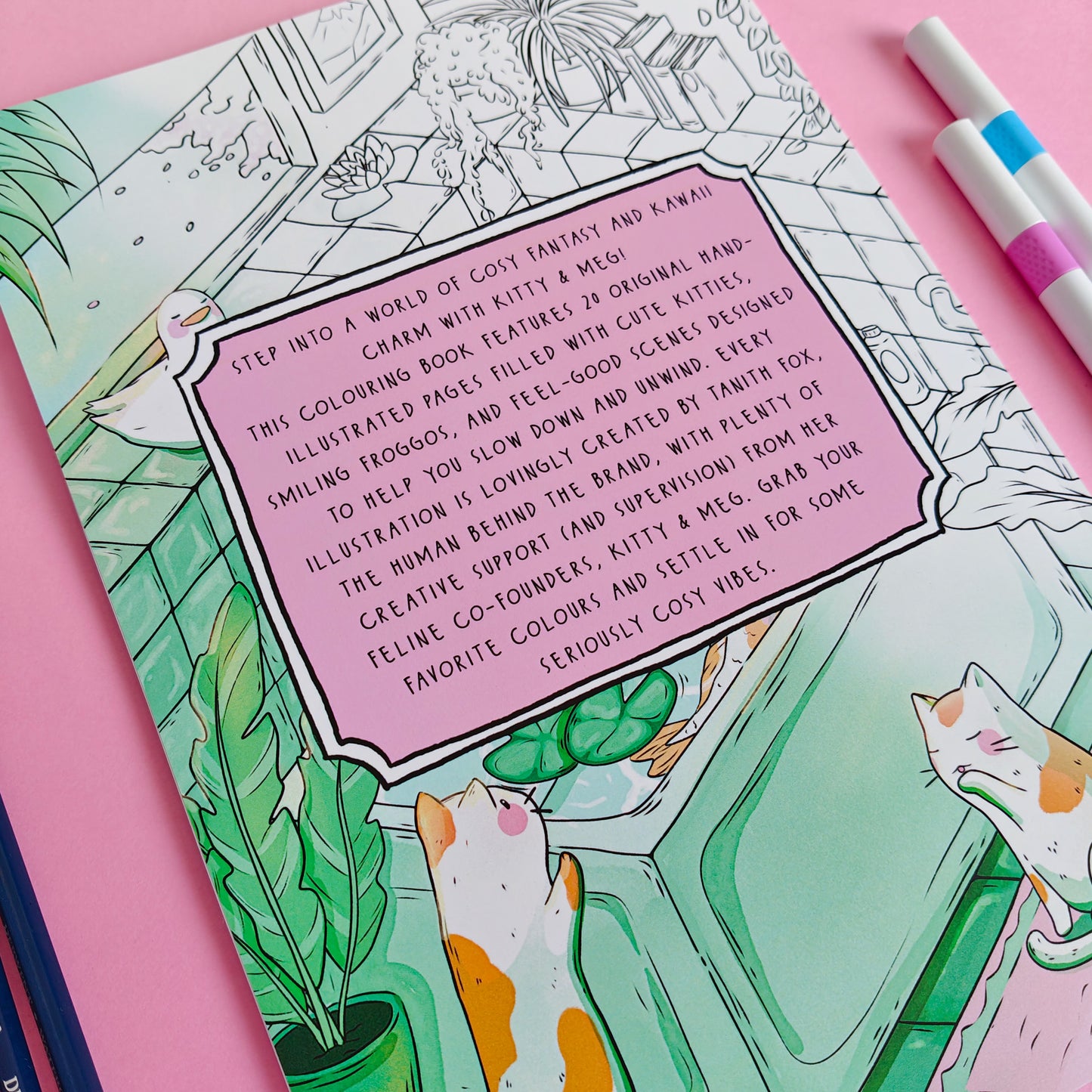 Kitty & Meg Cosy Kawaii Colouring Book
