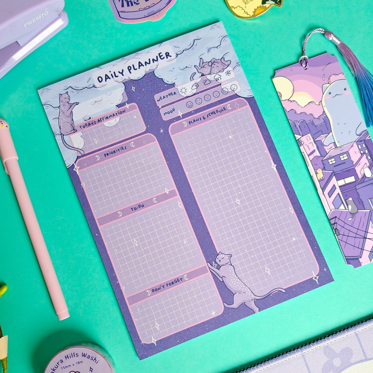Lunar Kitties Daily Planner