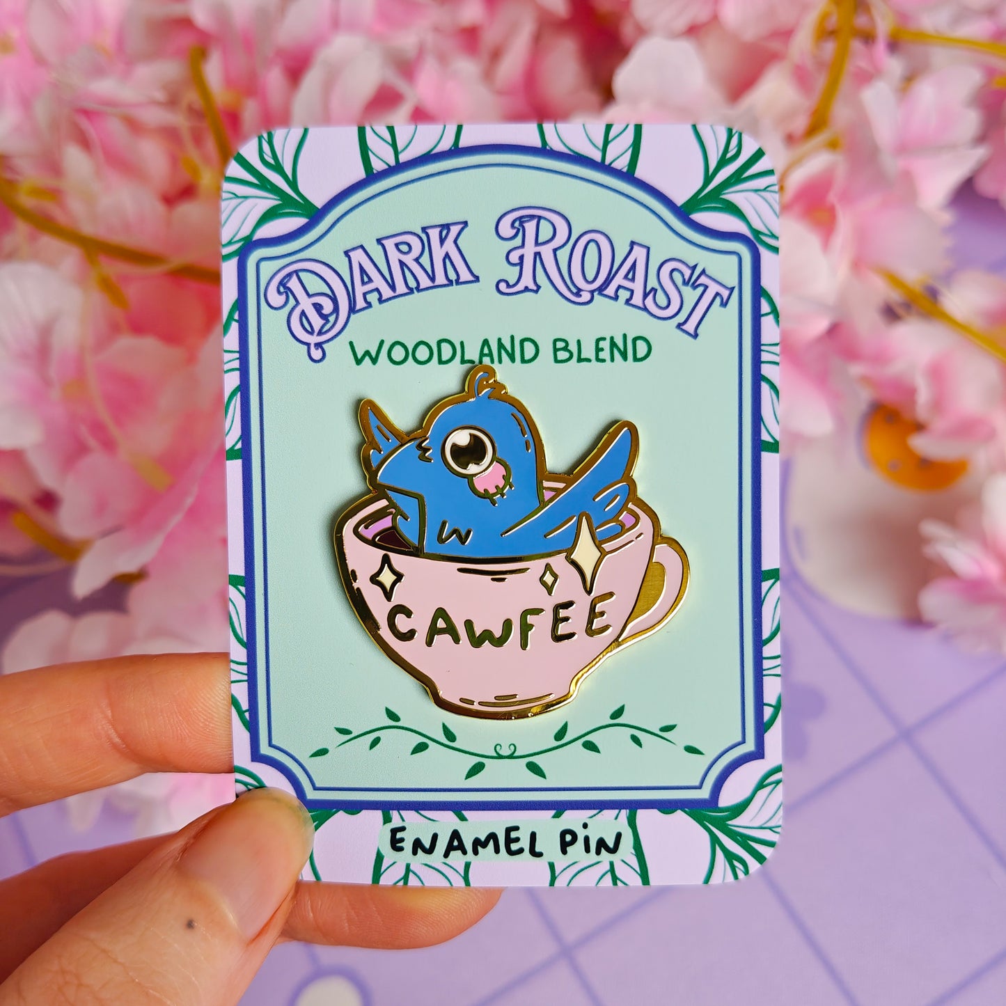 Cawfee Hard Enamel Pin