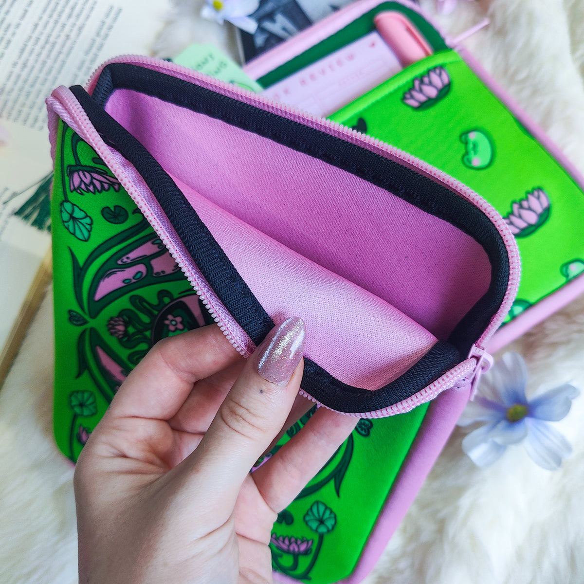 Pondering Frog E-Reader Pouch