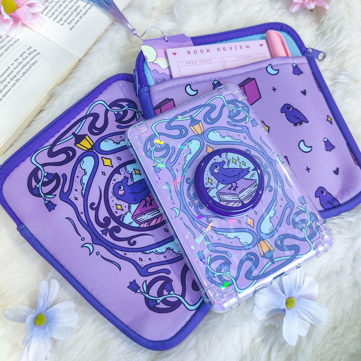 Midnight Library E-Reader Pouch