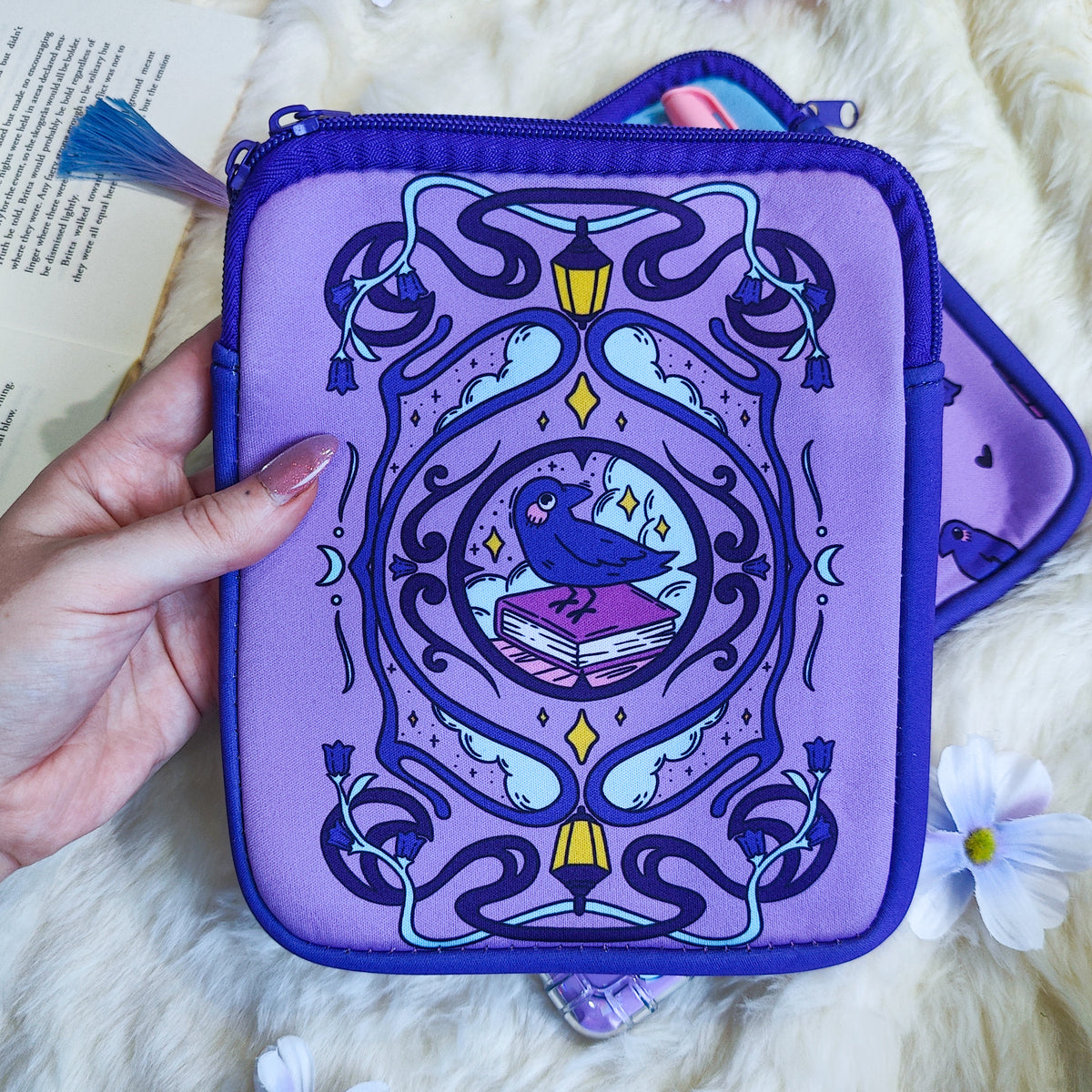 Midnight Library E-Reader Pouch