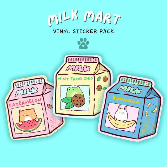 Milk Mart Sticker Pack