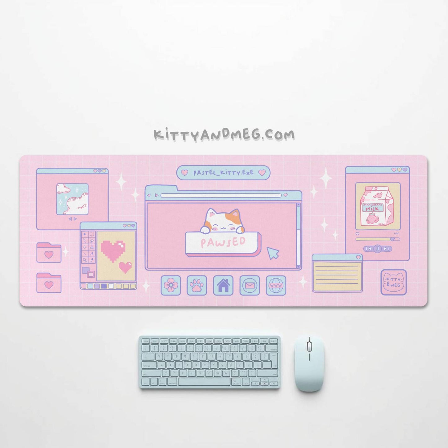 pastel aesthetic gaming accesories